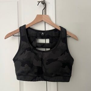 90 Degree By Reflex Black Camo Sports Bra